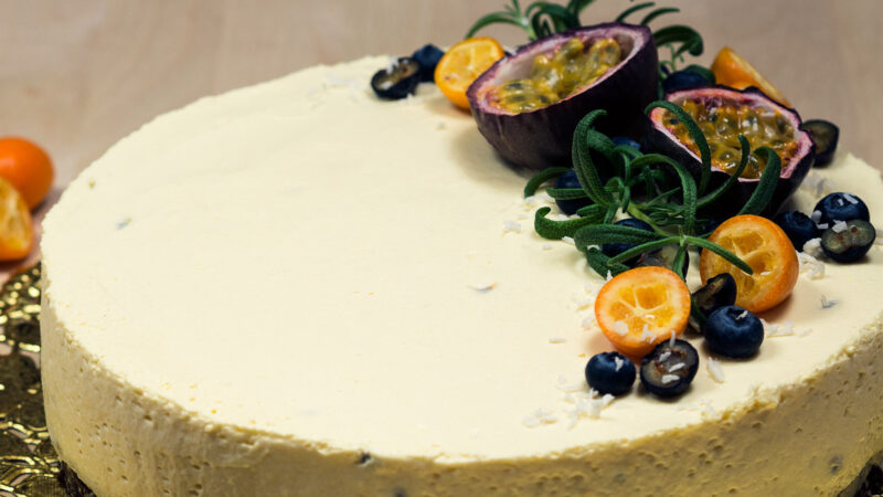 Vegaaninen ja gluteeniton juustokakku